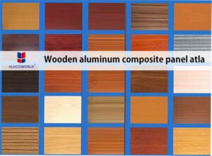 wooden aluminum composite panel atla