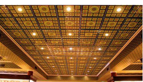 European retro style ACP ceiling